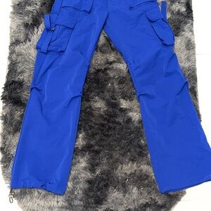 Blue Cargo Pants